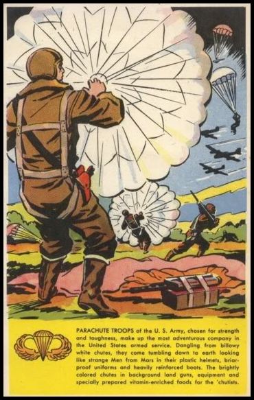 3 Parachute Troops Of The U.S. Army